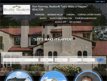 Tablet Screenshot of donkearneyrealtor.com